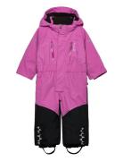 Penguin Snowsuit Kids Pink ISBJÖRN Of Sweden