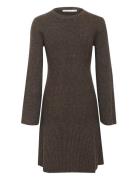 Antaligz Wool Short Dress Noos Brown Gestuz