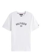 Hilfiger Flock Tee White Tommy Hilfiger