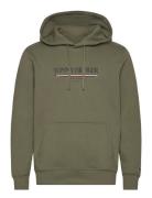 Brand Love Hilfiger Hoodie Khaki Tommy Hilfiger