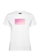Tjw Reg Gradient Flag Ss White Tommy Jeans