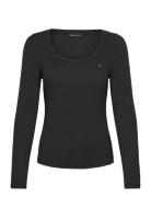 Tjw Reg Soft Rib Essential Ls Black Tommy Jeans