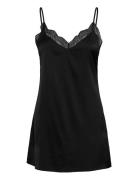 Rhjasmine Silk Blend Sl Strap Night Black Rosemunde