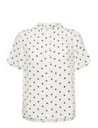 Reg Dot Print Blouse White GANT