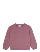 Pullover Knit W. Wool Purple En Fant