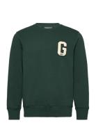G Badge Sweat C-Neck Green GANT