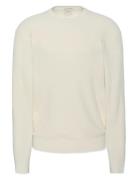 Ls Texture Cttn Crewnk Sweater 1 Cream Calvin Klein