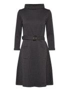Kim Houndstooth Dress Grey Jumperfabriken
