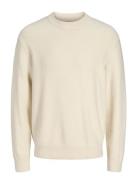 Jjspence Knit Crew Neck Cream Jack & J S