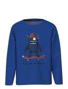 Nmmnonster Ls Nreg Top Blue Name It