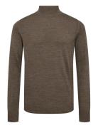 Bs Froder Regular Fit Knitwear Brown Bruun & Stengade