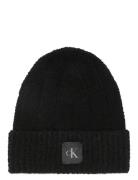 Ck Patch Boucle Beanie Black Calvin Klein
