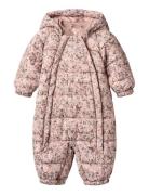 Puffer Baby Suit Edem Pink Wheat