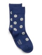 Minipop® Bamboo Motif Socks Blue Minipop