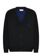 Ls Cttn Cashmere 3D Logo Cardiga Black Calvin Klein Jeans