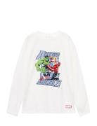 Superhero Cotton Marvel T-Shirt White Mango