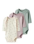 Nbfbody 3P Ls Jet Rainbow Noos Pink Name It