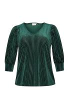 Kccacanna Blouse Green Kaffe Curve