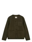 Aksigurd Boiled Wool Overshirt Khaki Anerkjendt