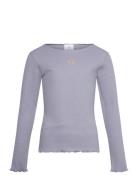 Tnrya L_S Rib Tee Grey The New