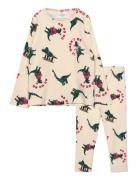 Tnstholiday Rib Night Set Cream The New