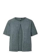 Pcbree Ss O-Neck Knit Cardigan Noos Bc Grey Pieces