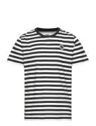 Ola Junior Chrome Badge T-Shirt Gots Patterned WOOD WOOD