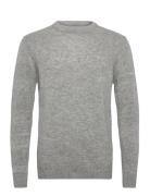 Lambswool O-Neck Knit Grey Lindbergh