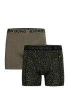 Cotton Stretch Boxer 2P Patterned Björn Borg