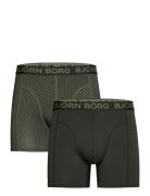 Bamboo Boxer 2P Green Björn Borg