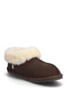 Hlenver Closed Ankle Slipper Brown Enkel Studio