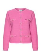 Jacket Juni Knitted Pink Lindex