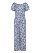 Jumpsuit With Print Blue Lindex