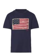 26/1 Jersey-Ss Flag Tee-Kn-Tsh Navy Ralph Lauren Kids