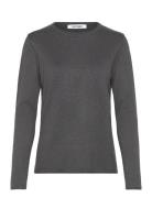Srmarla O-Neck Knit Roll Edge Grey Soft Rebels