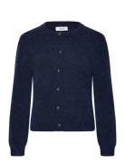 Srallison O-Neck Cardigan Knit - Rws Navy Soft Rebels