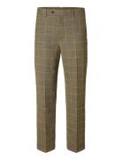 Slhrelaxed-Oasis Sun Chk Trs Brown Selected