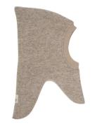 Balaclava Emb. Wool Beige Huttelihut
