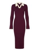 Livvy Knit Dress Burgundy Noella