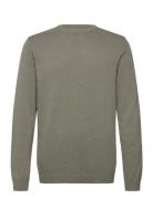 O Neck Recycled Yarn Knit Khaki Lindbergh