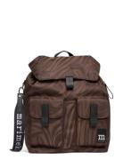 Everything Backpack Jokuraita Brown Marimekko