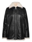 Debbie Shearling Jacket Black Jofama