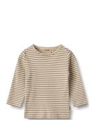 T-Shirt L/S Stig Beige Wheat