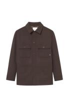 Wwivan Shirt Jacket 25190 Brown WOOD WOOD