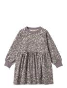 Jersey Dress L/S Dorthea Purple Wheat