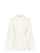 Cuallison Olena Fitted Shirt Cream Culture