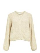Objsaggia Re L/S Knit Cardigan Noos Cream Object