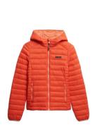 Hooded Fuji Lite Padded Jacket Orange Superdry Sport