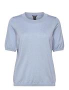 Finstickad Topp Blue Lindex