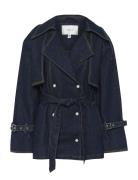 Gzsummer Trenchcoat Navy Gestuz